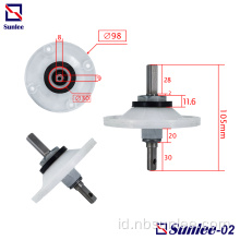 9x9mm Persegi 30mm Mesin cuci P Poros